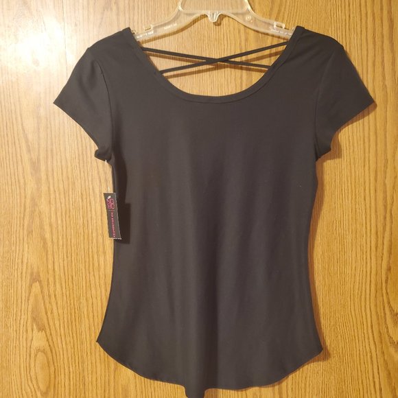 COPY - NWT NO BOUNDARIES TOP black shirt Juniors size large - Picture 9 of 11